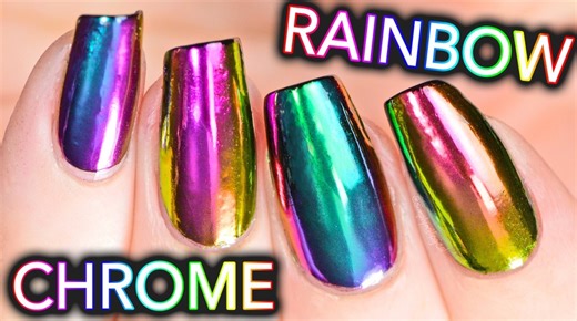 18K views · 273 reactions | What happened when I tried rainbow chrome nails... and failed!❌ | Simply Nailogical | Facebook