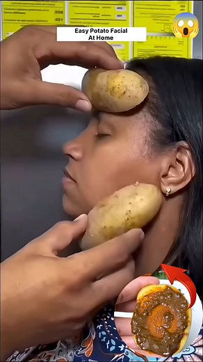 1M views · 6.5K reactions | Easy Potato Facial Scrub At Home | Get Fair & Clear Skin Easily #facial #facialathome #skincareroutine #fypシ゚viralシfypシ゚viralシalシ #fbreelsfypシ゚viral #fbreelsvideo #fbreelsfypシ゚viralvideo #explorepage | Natural Beauty Recipes | Facebook