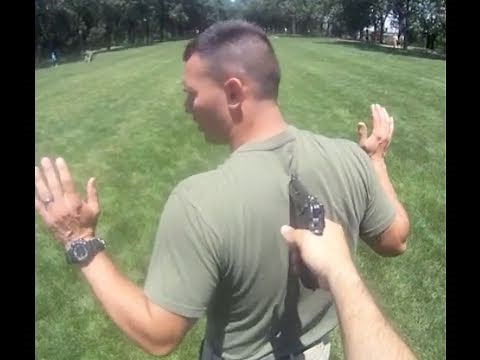 Marines punch, kick, disarm and throw during MCMAP demo - Marine Week St. Louis