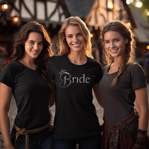 Renaissance Bride T-shirt: Medieval Wedding, Ren Faire Bridal Tee - Etsy Canada