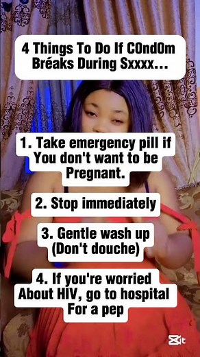 4 Things To Do If C0ñd0m Bréáks During Sxxxx... #health