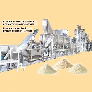 [Hot Item] SUS304 Automatic Potato Flakes Powder Plant Equipment Complete Potato Flour Machine