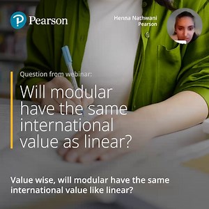 1.3K views | Do modular qualifications hold the same value as linear?...