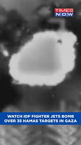 2.7K views · 144 reactions | IDF Fighter Jets, Drones Struck Over 35 Terror Targets Of Hamas Across Gaza Strip #IDF #Hamas | TIMES NOW | Facebook