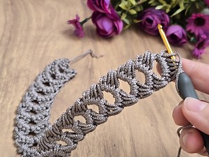 17K views · 142 reactions | Amazing ~☆very easy crochet bag handle,hairband model online tutorial #crochet # | defne9262 | Facebook