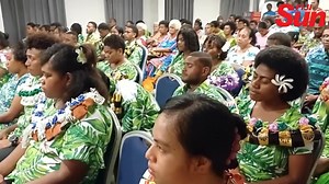 6.1K views · 57 reactions | Naleba Youth Training Centre graduation program at Wydham Hotel, Damodar City, Labasa on November 13, 2025. Minister for Youth and Sports Jese Saukuru says its the first time female students will graduate with National Qualification Certificate Level 4 in Crop Production from this centre. Video: Shratika Naidu #FijiSun #FijiNews #TeamFiji #Fiji | Fiji Sun | Facebook
