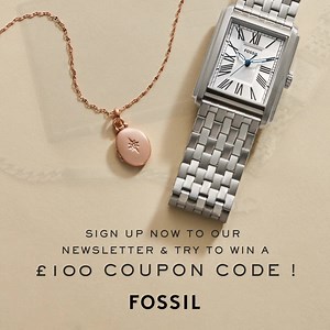 What are you waiting for? 😉 Sign up now to our newsletter for a chance to win a £100 coupon code valid sitewide! | Fossil