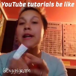 YouTube tutorials be way off!! Lol #youtubeproblems #tutorialsbelike #girlsbelike #teambiggy | Biggygram