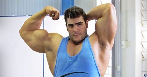 Brazilian bodybuilder Felipe Mattos