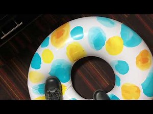 Pop And Destroy Intex Colorful Dot Inflatable Tube