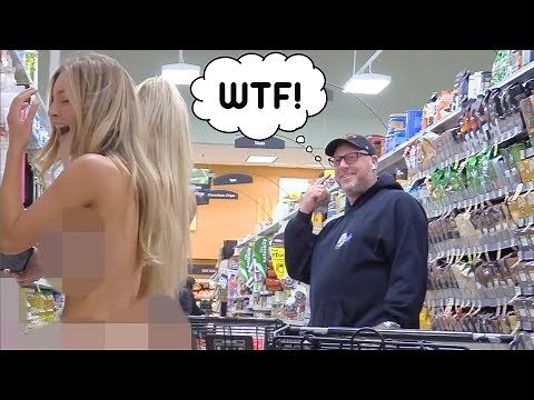 HOT GIRLS WALK Around IN PUBLIC NAKED!!