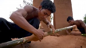 Watch them make grape wine by hand, then it almost failed before the end