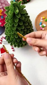 312K views · 5.7K reactions | Christmas decor for mini Christmas tree. #fyiシ゚viralシ #fuzzywireflower #fuzzywirecrafts #christmas2025 | Catherine Ardiente | Facebook