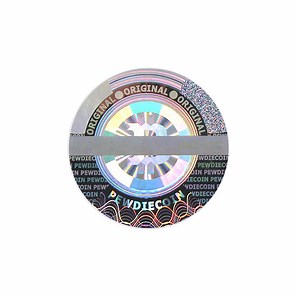 [Hot Item] Anti Counterfeiting Sticker Laser Security Label Custom Printing