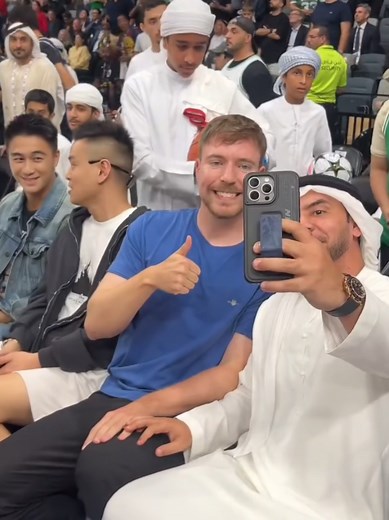 Mr. Beast at NBA Abu Dhabi Games: Exciting Highlights