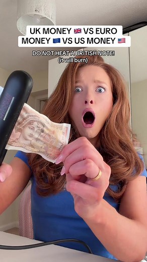 i didn’t know you could do that to british notes #fyp #british #uk #notes #currency