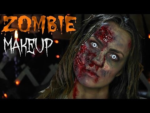 The Walking Dead: Zombie Makeup SFX Tutorial | Angela Lanter