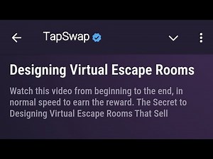 Designing Virtual Escape Rooms Tapswap Code