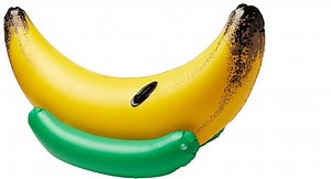 [Hot Item] Shareinflatable Ride-on Yellow Banana Boat Float Large Inflated Pool for Kids & Adults Water Toys for Lake Beach Party