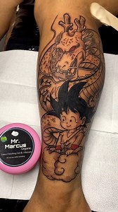 😱😱 yown! FREEHAND Dragonball Z tattoo | DAMIK Tattoo