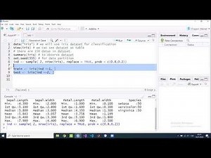 R Language, Decision Tree with Iris Dataset