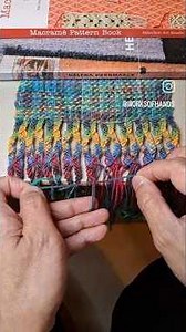 macramé with sock yarn