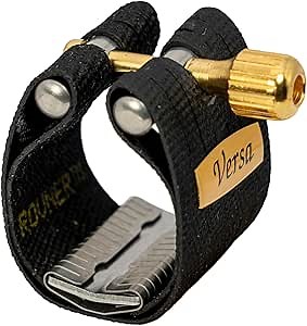 Rovner Ligature & Plastic Cap for Baritone Saxophone - Versa Ligature for Hard Rubber Mouthpiece (V-3R)