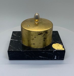 Vintage Brass and Marble Postage Stamp Roll Holder-dispenser - Etsy