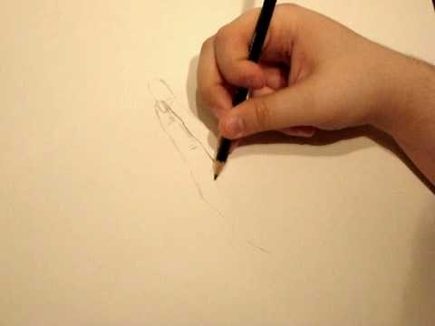 how to draw praying hands pose #1 --part 1