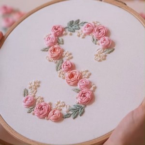 3.5K views · 225 reactions | Stunning Floral Alphabet Embroidery Design #needlework #floral #design | Embroidery Skills ideas | Facebook