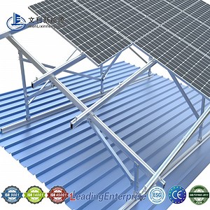 [Hot Item] Multi-Pillar Tilt Solar Mounting System with Roof Sunlight Metal Fittings Structure for Effective Shading