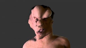 Video of a Computer Model Reconstruction of the Elephant Man Reciting a Poem