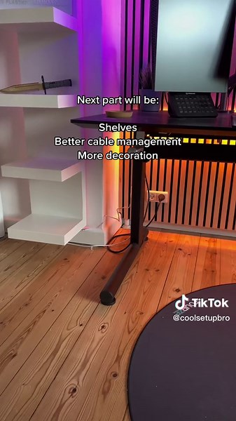 I feel like I’m far from completion. But we trust the process brothers #techtok #gamingsetup #upgradingsetup #beforeandafter