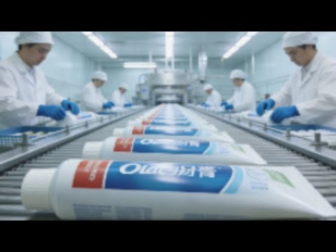 Step into the modern toothpaste factory and a tube of toothpaste — from ingredients to essential.