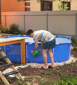 402K views · 443 reactions | Summer Pool Dreams: Easy DIY Steps to Construct Your Backyard Oasis | Transformazing | Facebook