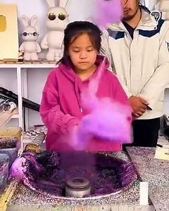 744K views · 4.9K reactions | The whimsical world of cotton candy art!  | Creative Bee | Facebook