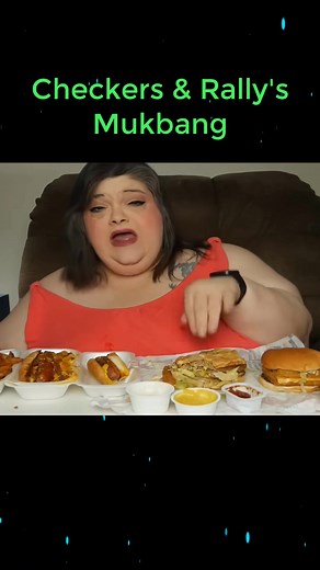 Checkers & Rally's Mukbang Favorite Menu Items (EP2) #HungryFatchick #trending #cooking #Recipe #eatingshow Part 7 | Eating food