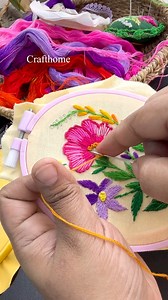 20K views · 366 reactions | 2 type beautiful embroidery tutorial | craft.home | Facebook