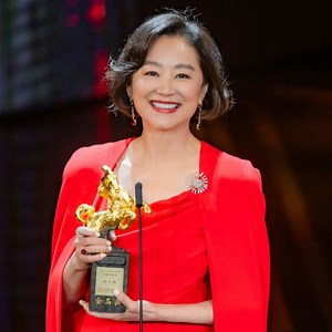 Actress Brigitte Lin receives Lifetime Achievement Award at Golden Horse Awards