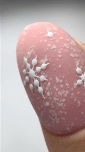 Easy Snowflake Nail Art