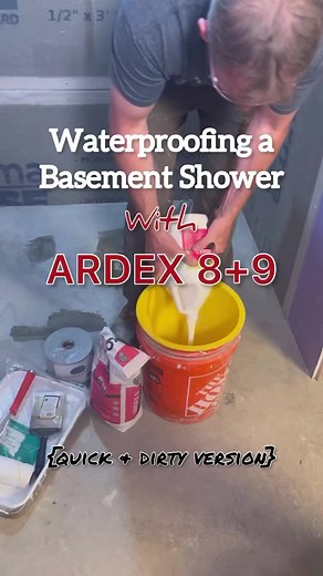 ARDEX Americas Bullet proof waterproofing 👊💪🤩🤩🌟⭐️🙌👍 #diy #homeimprovement #tile #shower #bathroomremodel #facebookreels #showerdesign | Bathroom Remodeling Teacher