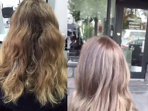 Next we have our lovely client Cara ! She wanted to go a bit darker...