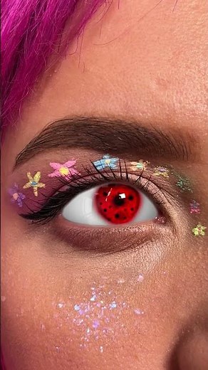 👁️ Ladybug Magic: Eye Transformation! 🐞✨ #Shorts