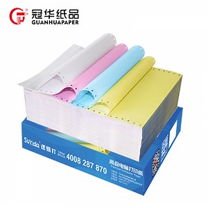 [Hot Item] Custom Size 3 Ply 381mm NCR Computer Continuous Carbonless Paper Ream Roll in Sheets