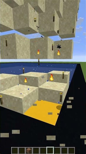 minecraft satisfying sand drop