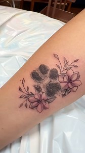 Fur baby memorial tattoos. I love forever paw print. #furbaby #memorialtattoo #finelinetattoo #santarosatattoo | KO Studio Art and tattoo | Facebook