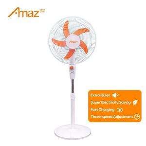 [Hot Item] 14inch Rechargeable Solar Fan with Panel LED Bulb