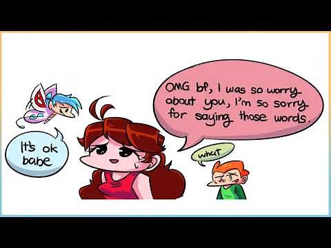 Boyfriend and Girlfriend In Gender Swap! Friday Night Funkin Comic Dub Compilation