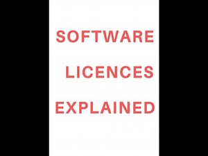 Software Licenses Explained