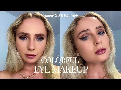 Colorful EYE MAKEUP TUTORIAL *beginner friendly & subtle* (all colors)